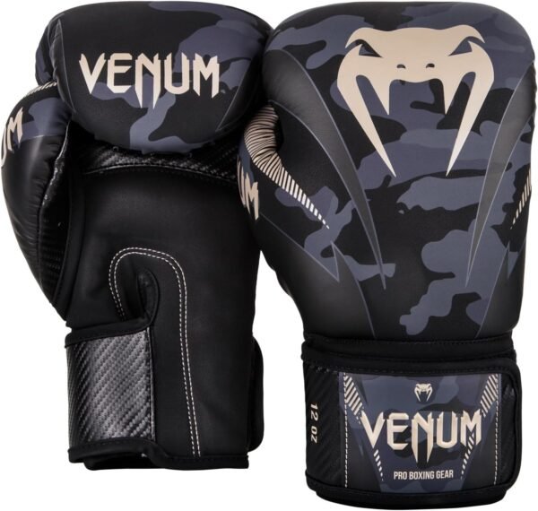 Venum Impact Guantes de Boxeo, Muay Thai, Kickboxing, Unisex 10-12-14-16oz